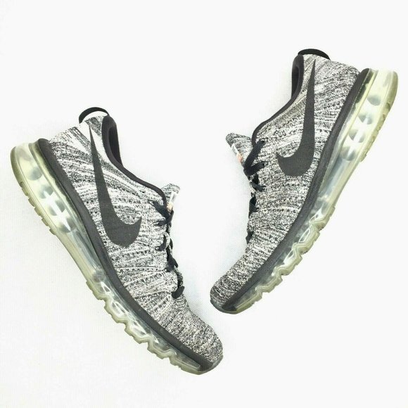 Nike Other - Nike Flyknit Max Oreo Cookies N Cream White Black
